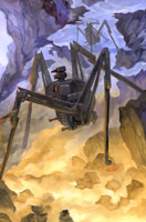 Dune: Hunting Harkonnens interior illustration
